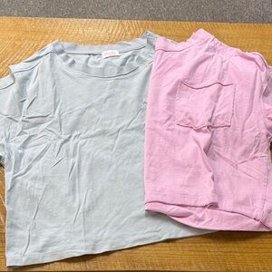 2 pink Lily Tshirt bundle
